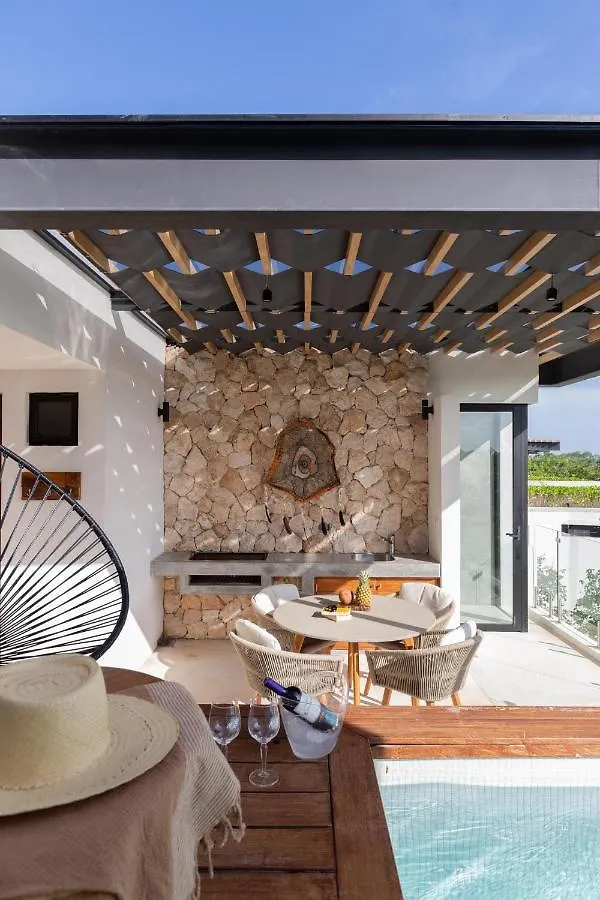 Baak- Ph3A- Ixchel Penthouse Studio Private Rooftop Pool Villa Tulum Holiday home