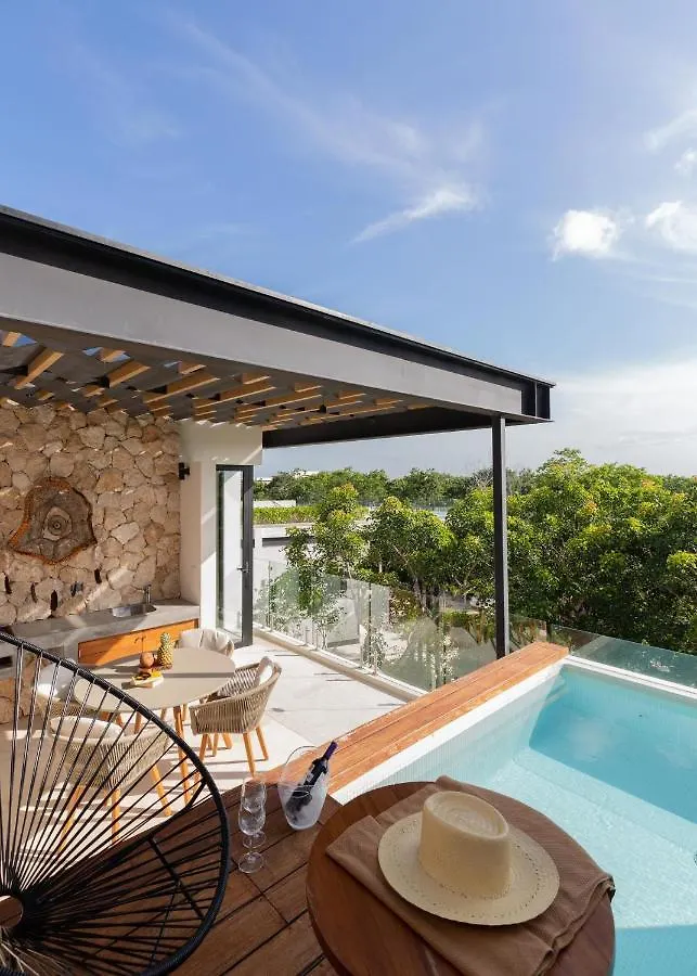 Baak- Ph3A- Ixchel Penthouse Studio Private Rooftop Pool Villa Tulum 0*,  Mexico